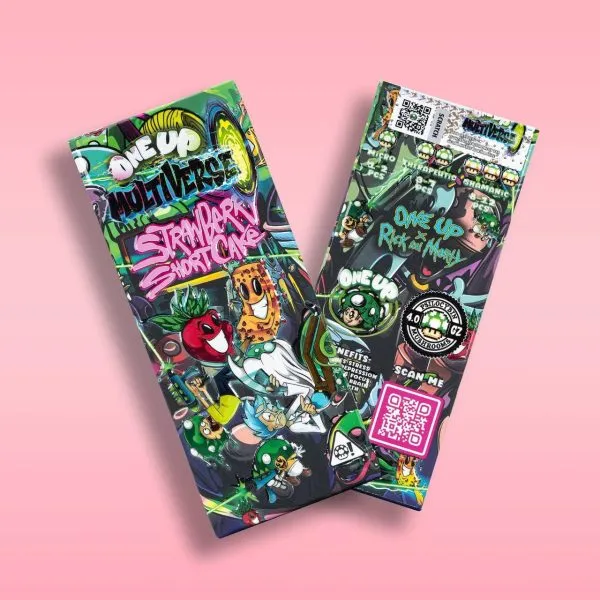 One up mushroom chocolate bar One up mushroom chocolate bar